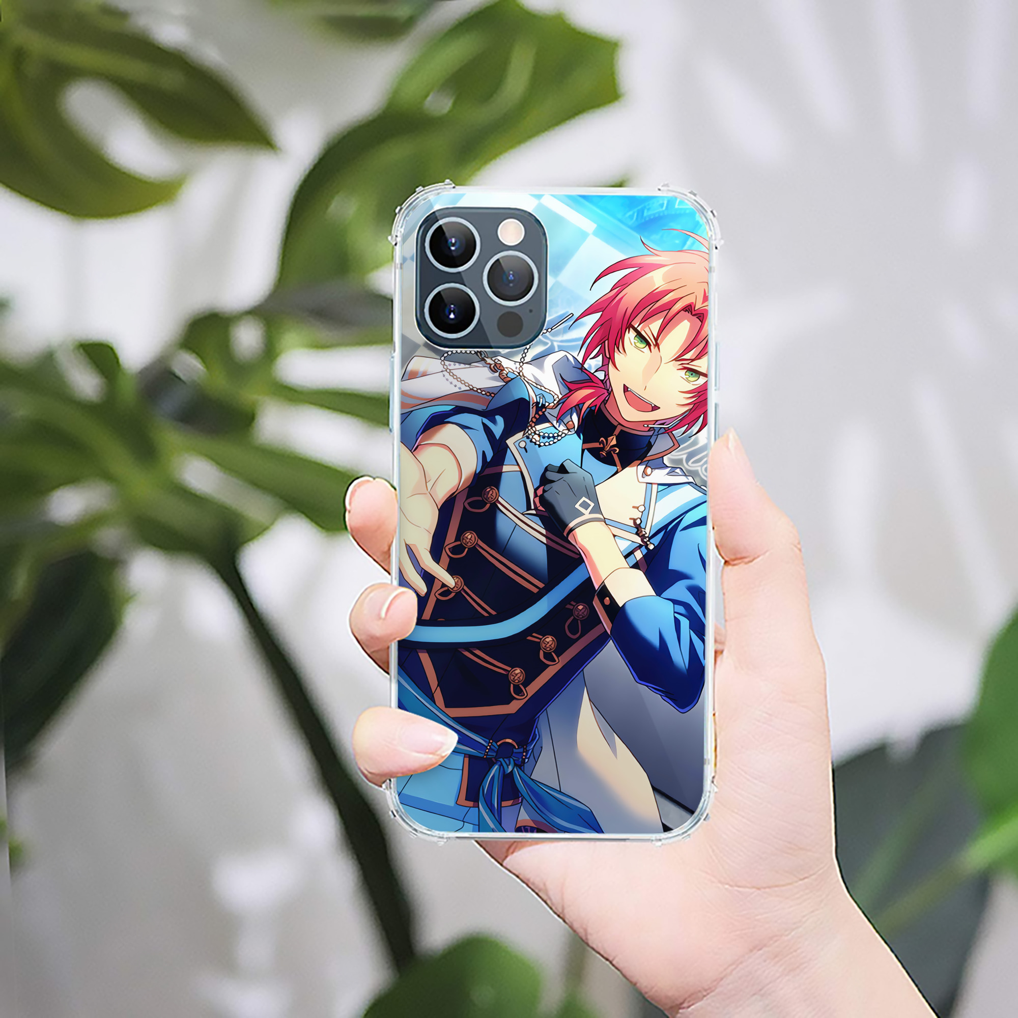 （画像用） あんさんぶるスターズ! Ensemble Stars 【iPhone 12シリーズ対応】透明スマホケース（クリアソフトケース）